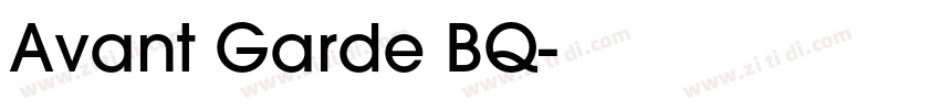 Avant Garde BQ字体转换